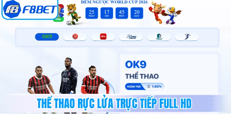 Thể thao rực lửa trực tiếp full HD