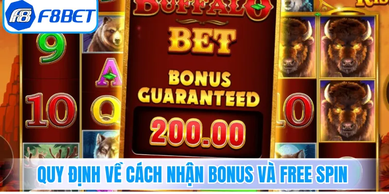 Quy định về cách nhận Bonus và Free Spin